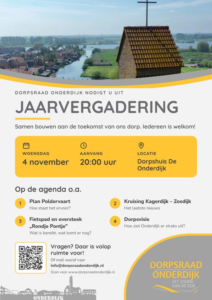 Uitnodiging Openbare Jaarvergadering woensdag 4 november 2026